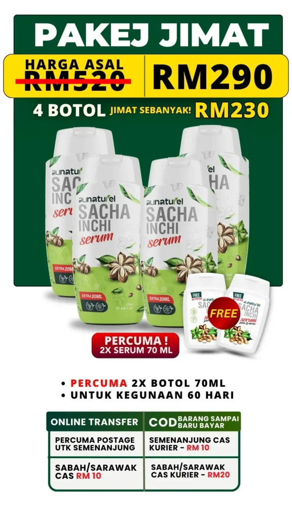 sakit lutut sendi gaout serum sacha inchi aunaturel