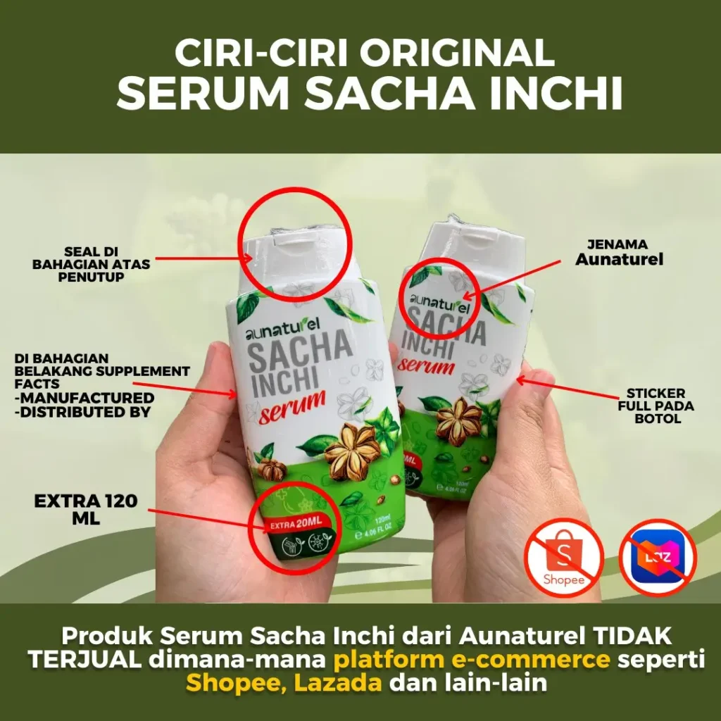 sakit lutut sendi gaout serum sacha inchi aunaturel